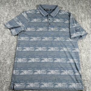 Travis Mathew Golf Polo Shirt Mens Large Sentry Tournament Champions Blue